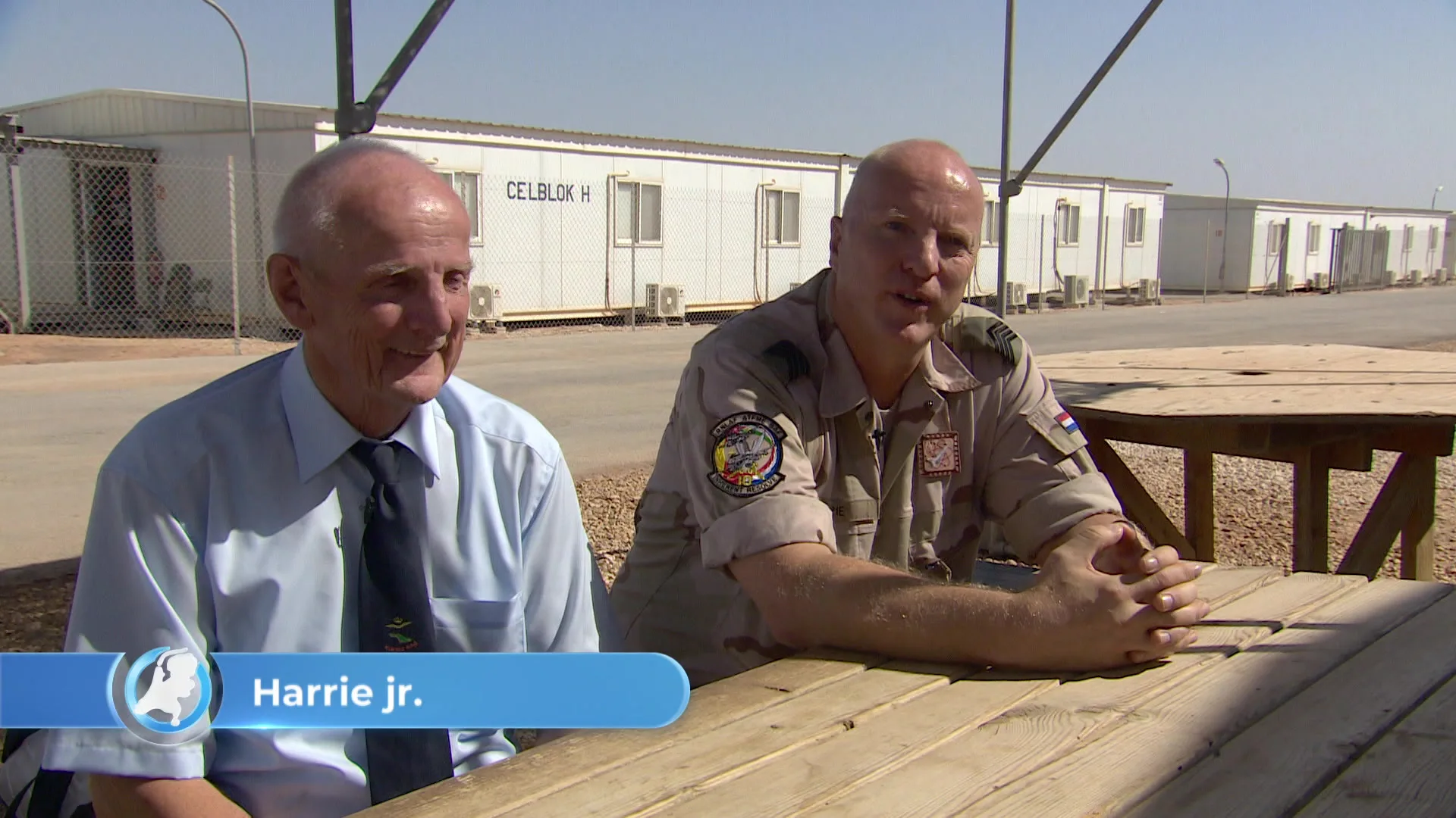 Onverwacht en emotioneel bezoek voor F-16 technicus Harrie in Jordanië