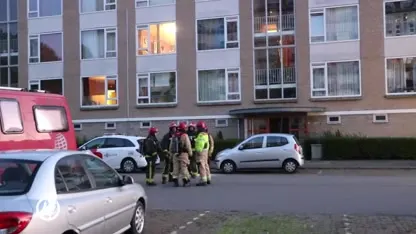 Portiekflat ontruimd vanwege gaslucht in Groningen