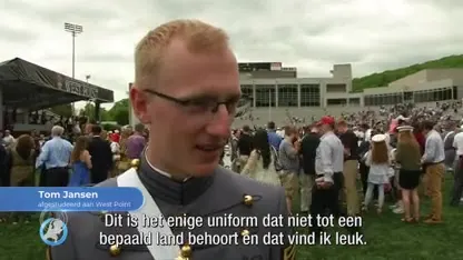 Primeur: Nederlander slaagt voor oudste Amerikaanse militaire academie