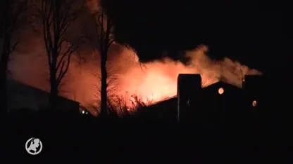 Brand verwoest grote schuur in Ambt Delden