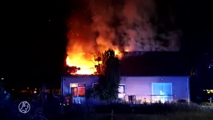 Twee branden vlakbij RIVM in Bilthoven, waar boeren vandaag actie voeren