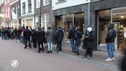 Lange rijen voor coffeeshops in aanloop naar landelijke sluiting