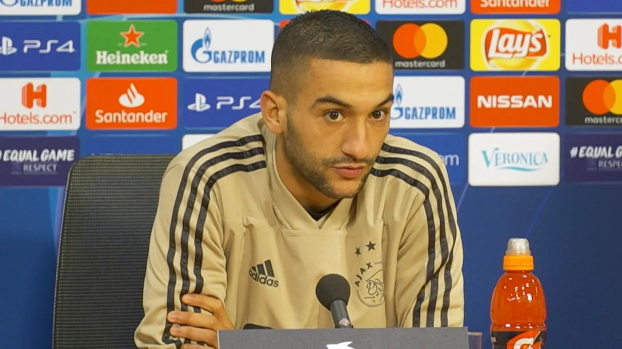 Ziyech reageert op videoboodschap Ronaldo: 'Mooi, maar nog steeds pijnlijk'