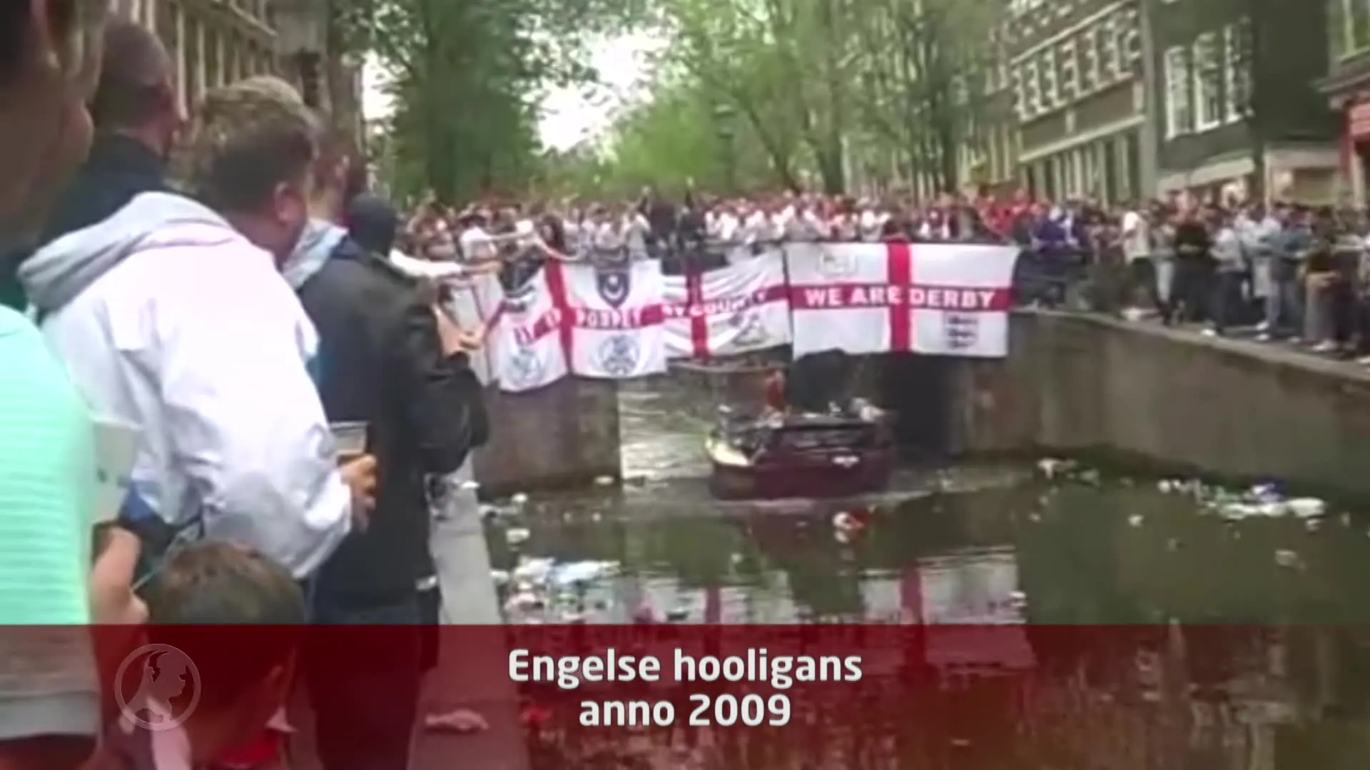 Britse hooligans in 2009 ook al over de schreef in Amsterdam