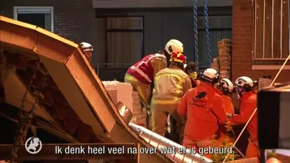 Eigenaar Mahmoud voor het eerst terug bij ingestorte grillroom in Coevorden