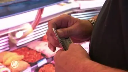 Loos je guldens bij slagerij Schrans in Leeuwarden