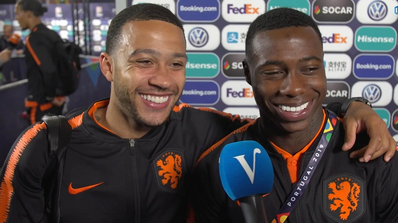 Memphis en Promes euforisch: 'We willen de Nations League winnen, tot zondag!'