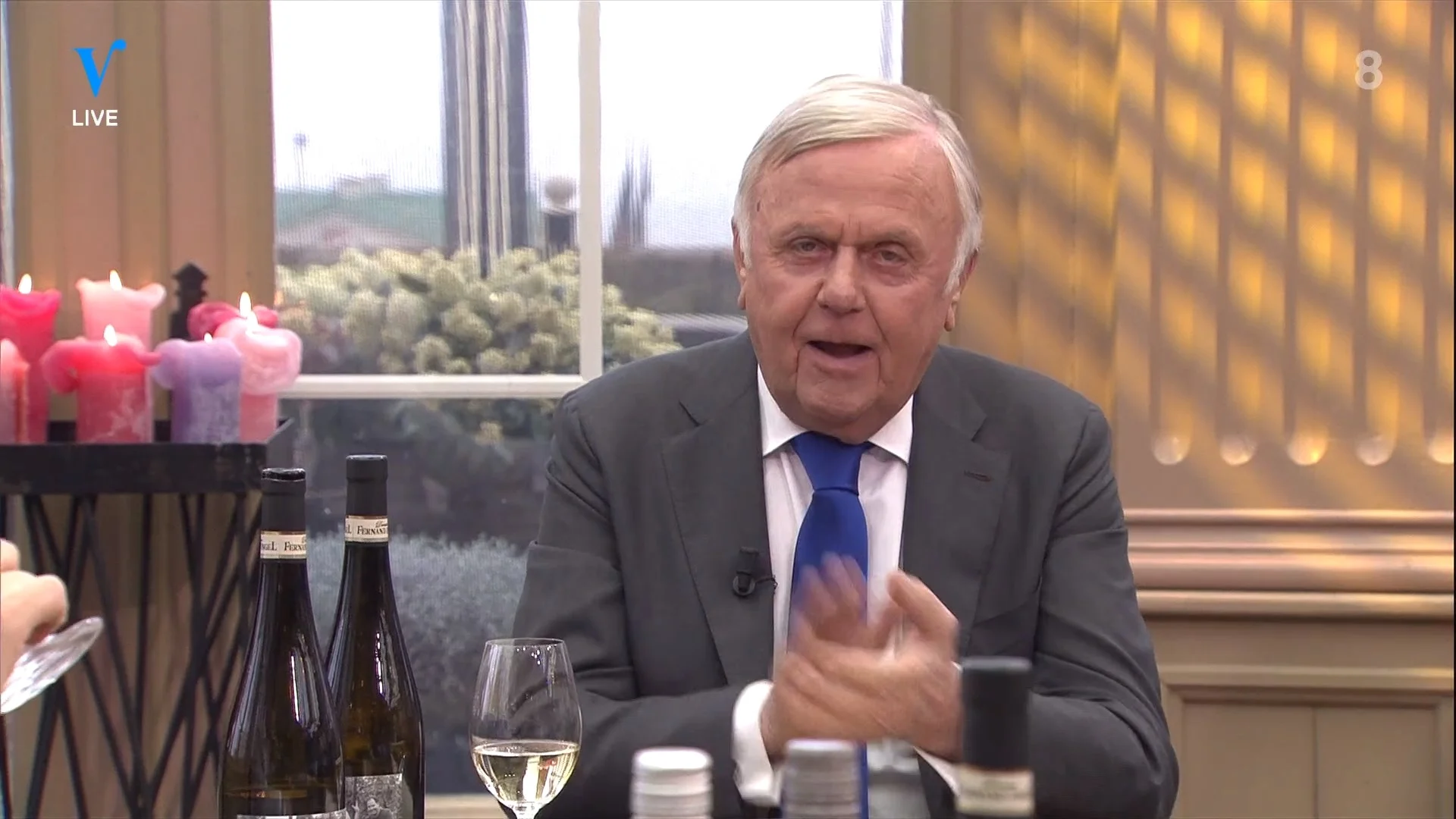 Johan krijgt beterschapswens van Harry Mens