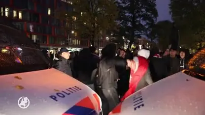 Agenten gewond tijdens confrontaties tussen Koerden en Turken in Rotterdam