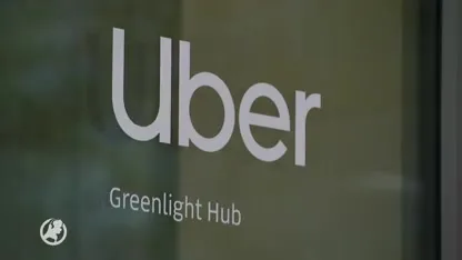 Taxichauffeurs protesteren in Amsterdam voor gelijkwaardige markt