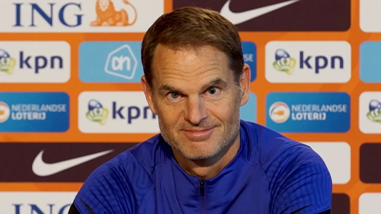 De Boer glimlacht: 'Je hebt heel veel namen goed'