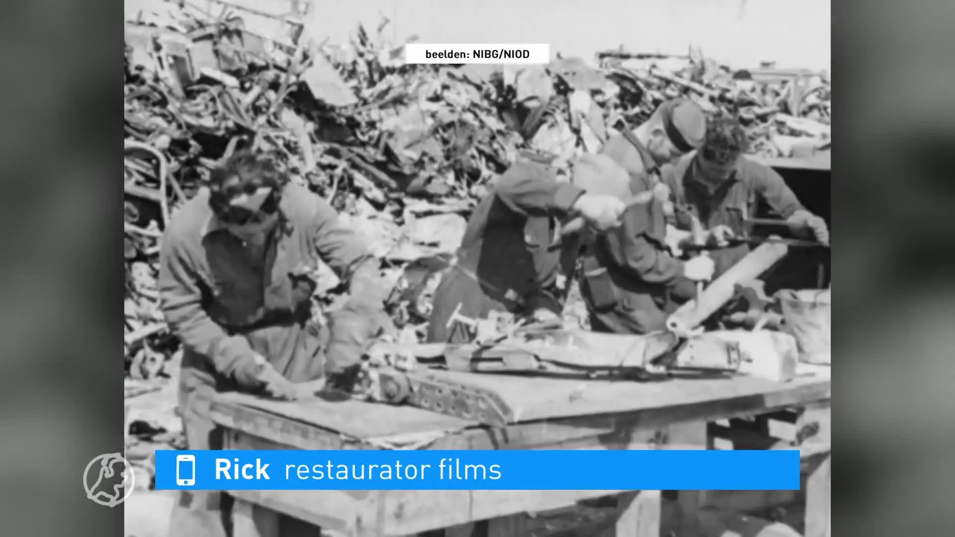 'Beeldrestaurateur' Rick kleurt Westerborkfilm in en is nu vo...