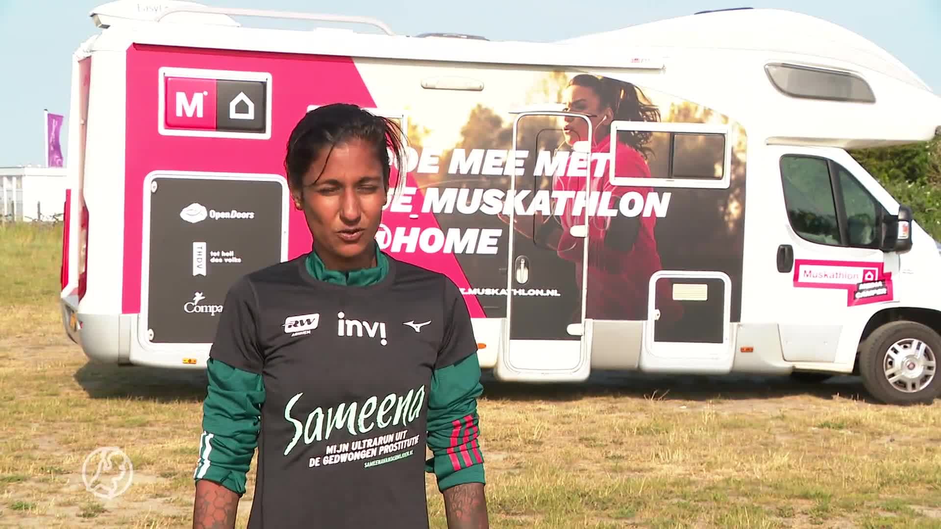 Sameena loopt een miljoen meter om aandacht te vragen voor ge...