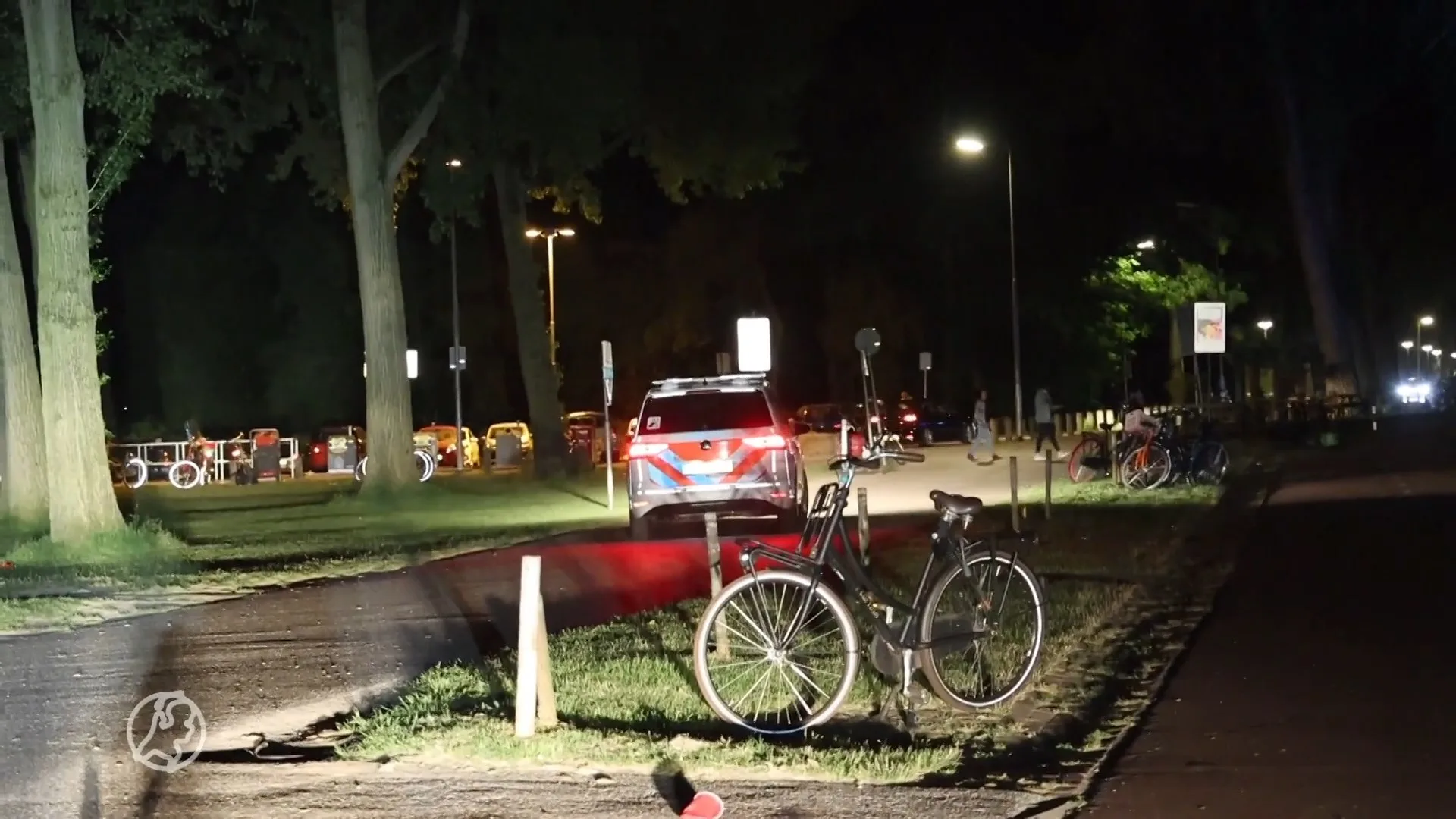 Politie maakt einde aan megafeest in Kralingse Bos in Rotterd...