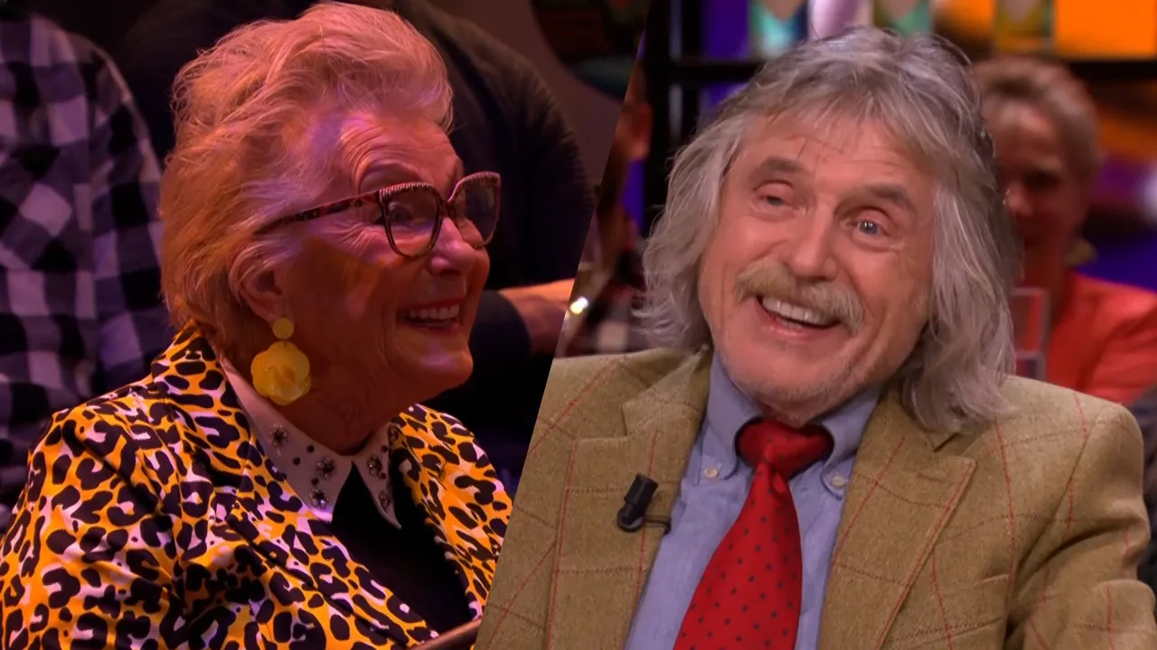 Dame in publiek flirt met Johan tijdens uitzending Vandaag Inside