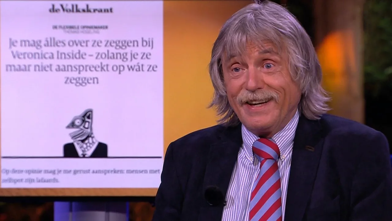 Johan maakt zich niet druk om pissig columnpje in De Volkskra...