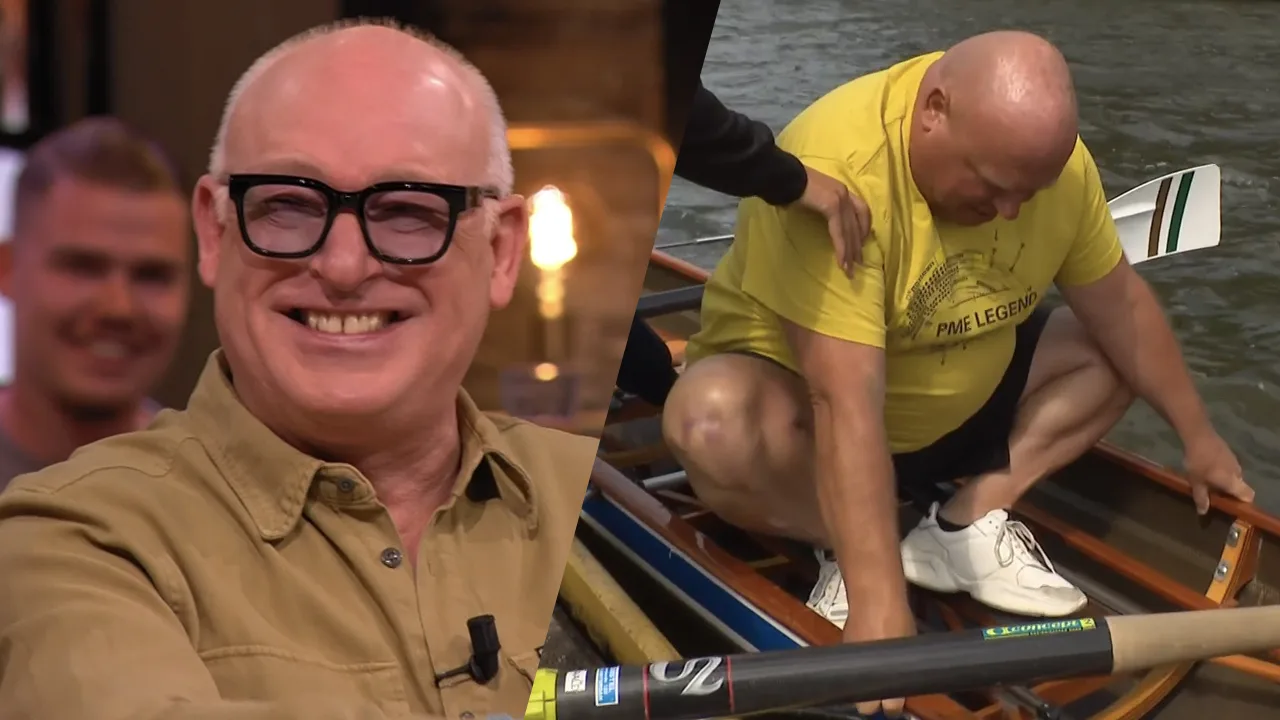 René ziet Peter Gillis in het water vallen: 'Hij zou in Harderwijk niet misstaan!'