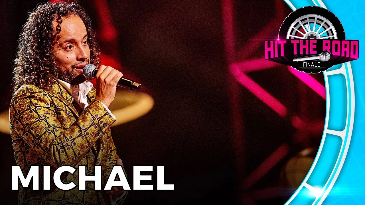 Michael in de finale van Hit The Road!