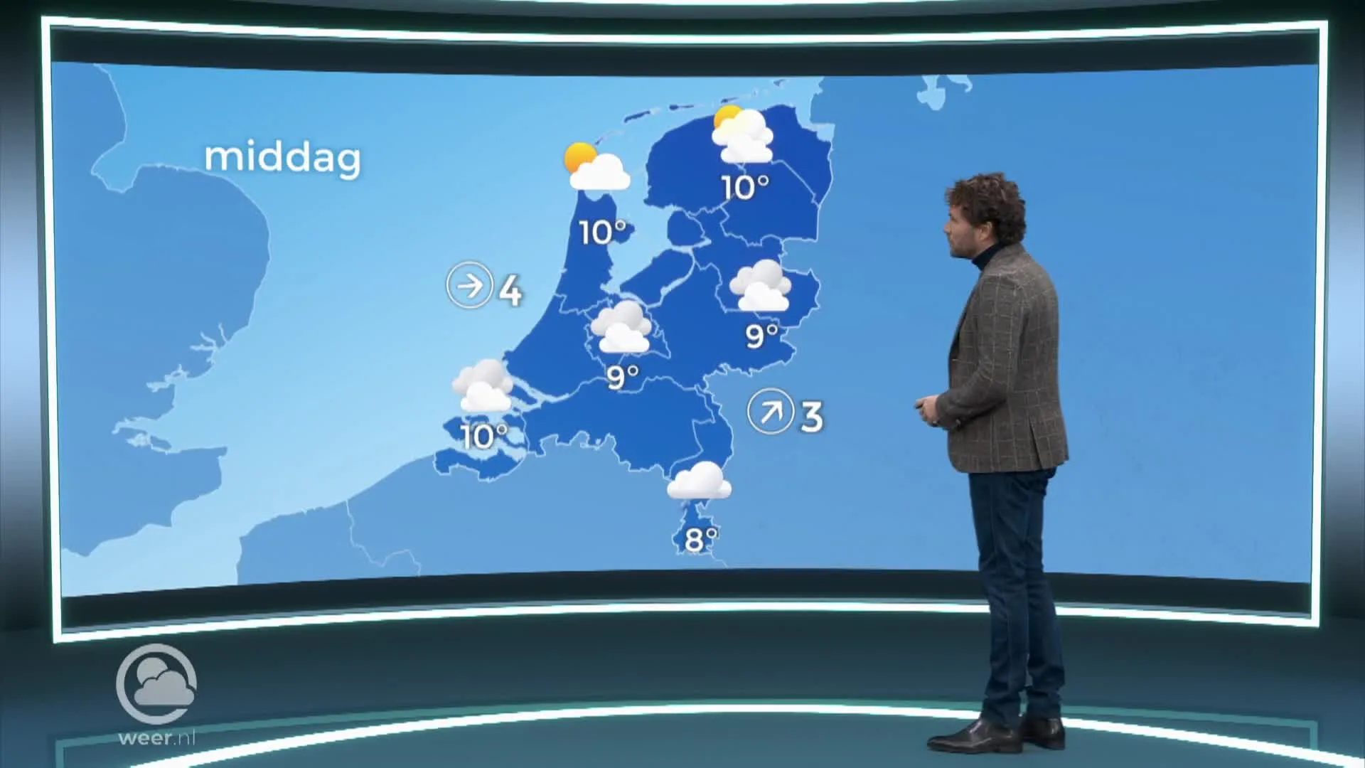 Weerbericht dinsdag 14 december 2021