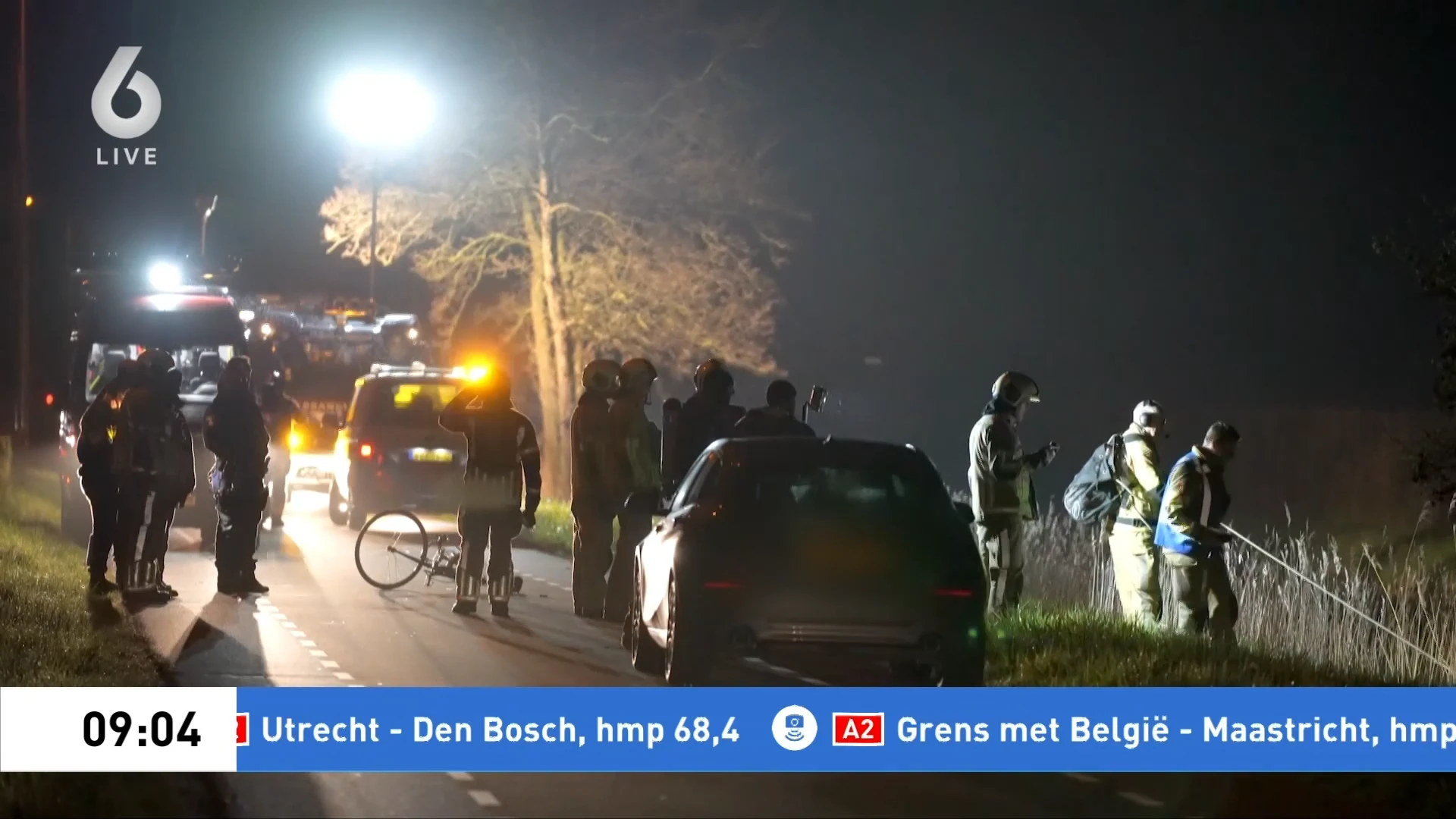 Mysterie rond midden op de weg gevonden fiets: duikers pluizen sloot uit