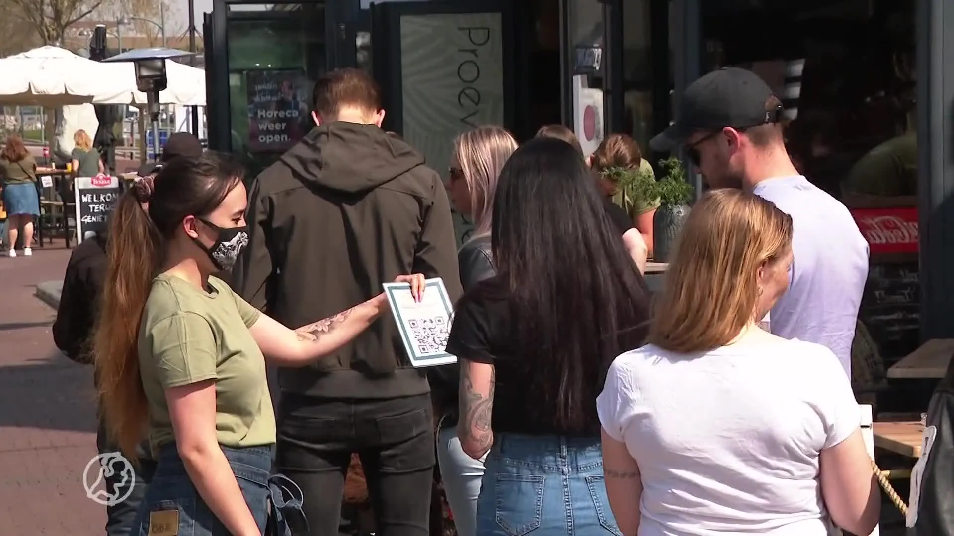 Eindelijk weer op het terras en winkelen