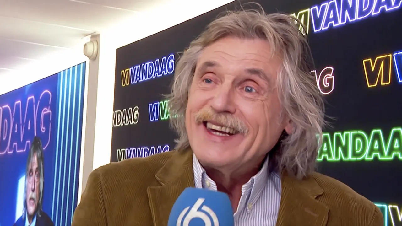 Johan krijgt bijzonder cadeau van Shownieuws: 'Dit is echt de humor van m'n dochter!'