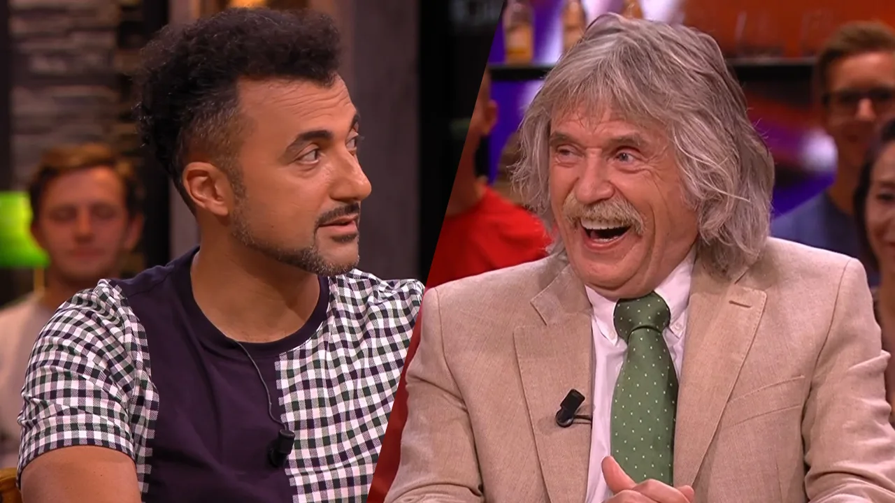 Johan gaat stuk om eigen grap over shirt van Eus