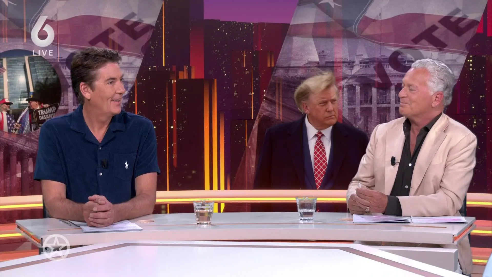 Donald Trump gearresteerd in Miami