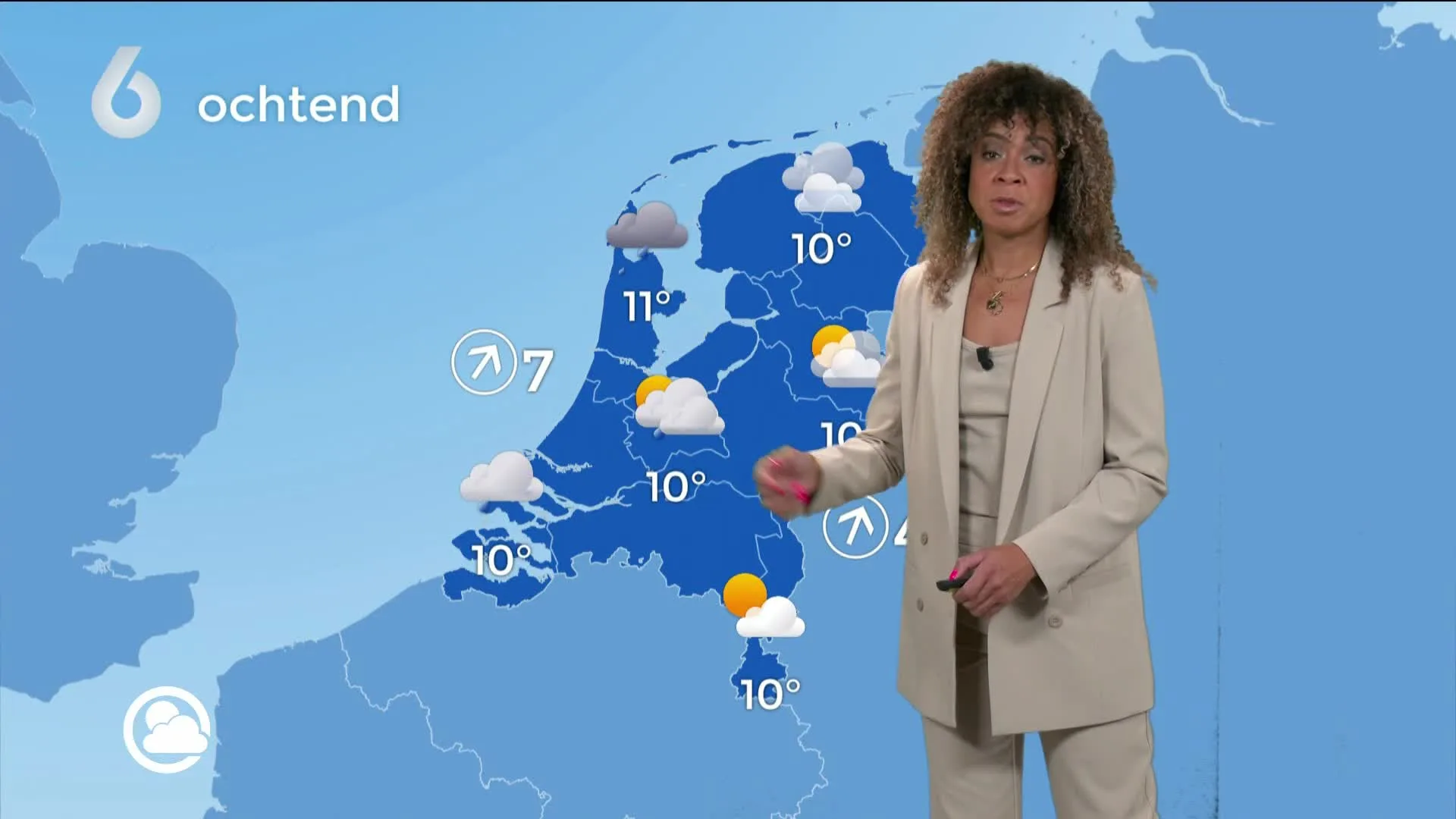 Grote weerverschillen: onstuimig weer aan de kust, landinwaarts meer zon