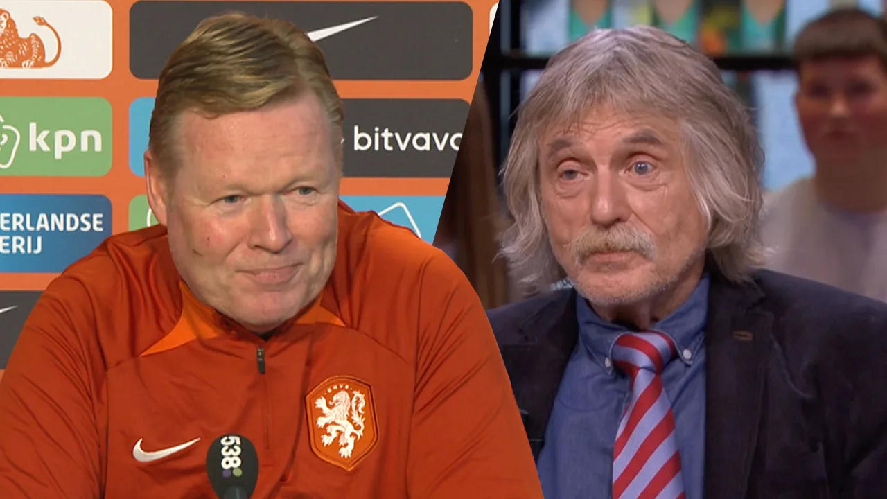 Ronald Koeman geniet van uitgesproken Johan Derksen: 'In best wel veel dingen heeft hij gelijk'