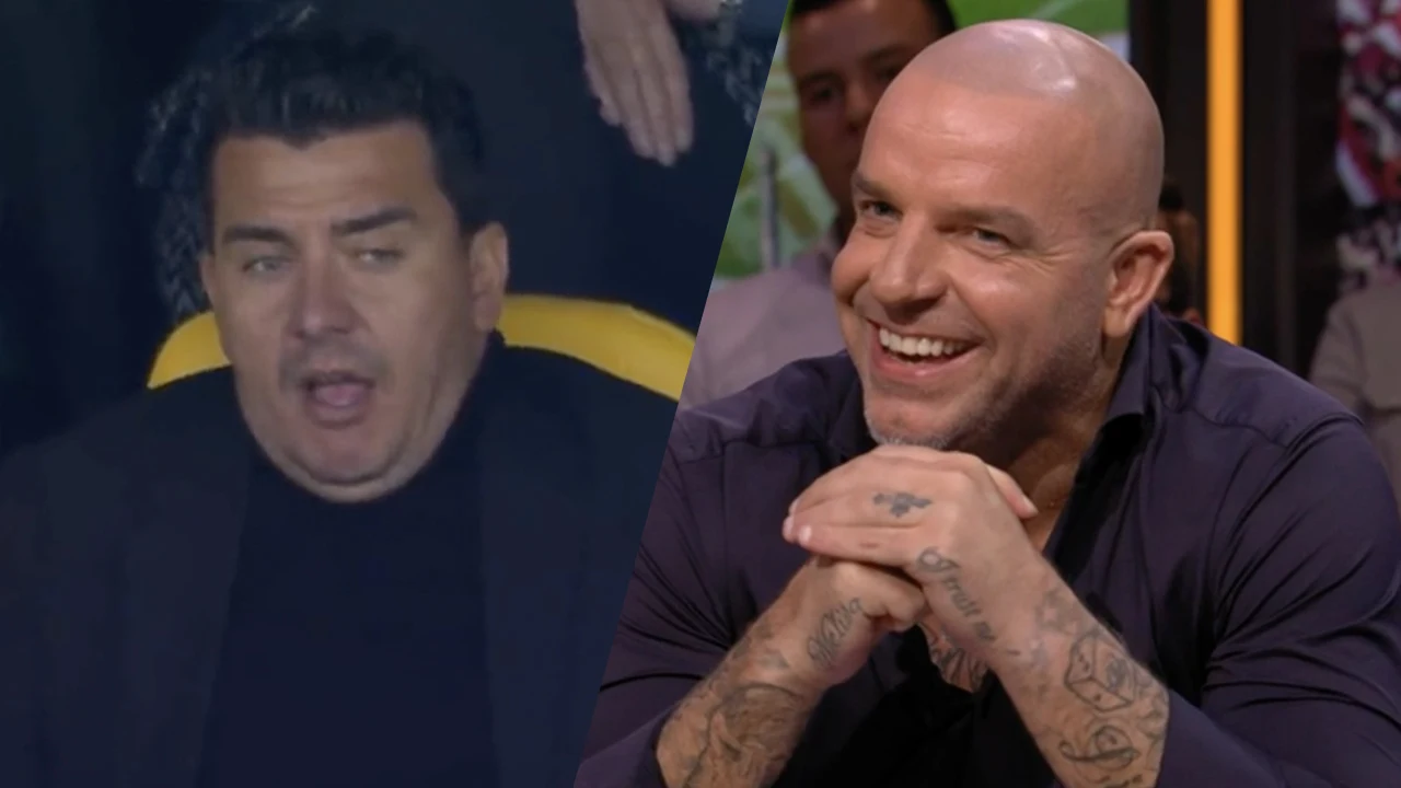 Andy ziet foto van Jan Smit: 'Die eet heel veel kibbeling!'