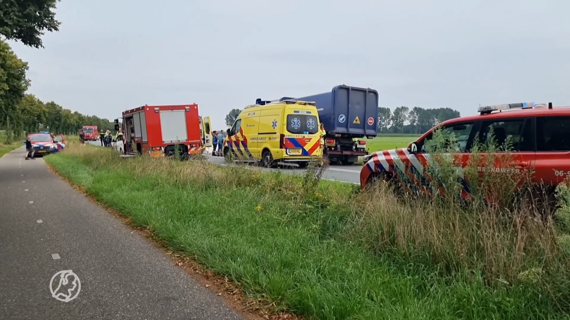 Dode na frontale botsing met vrachtwagen op N316 bij Zelhem