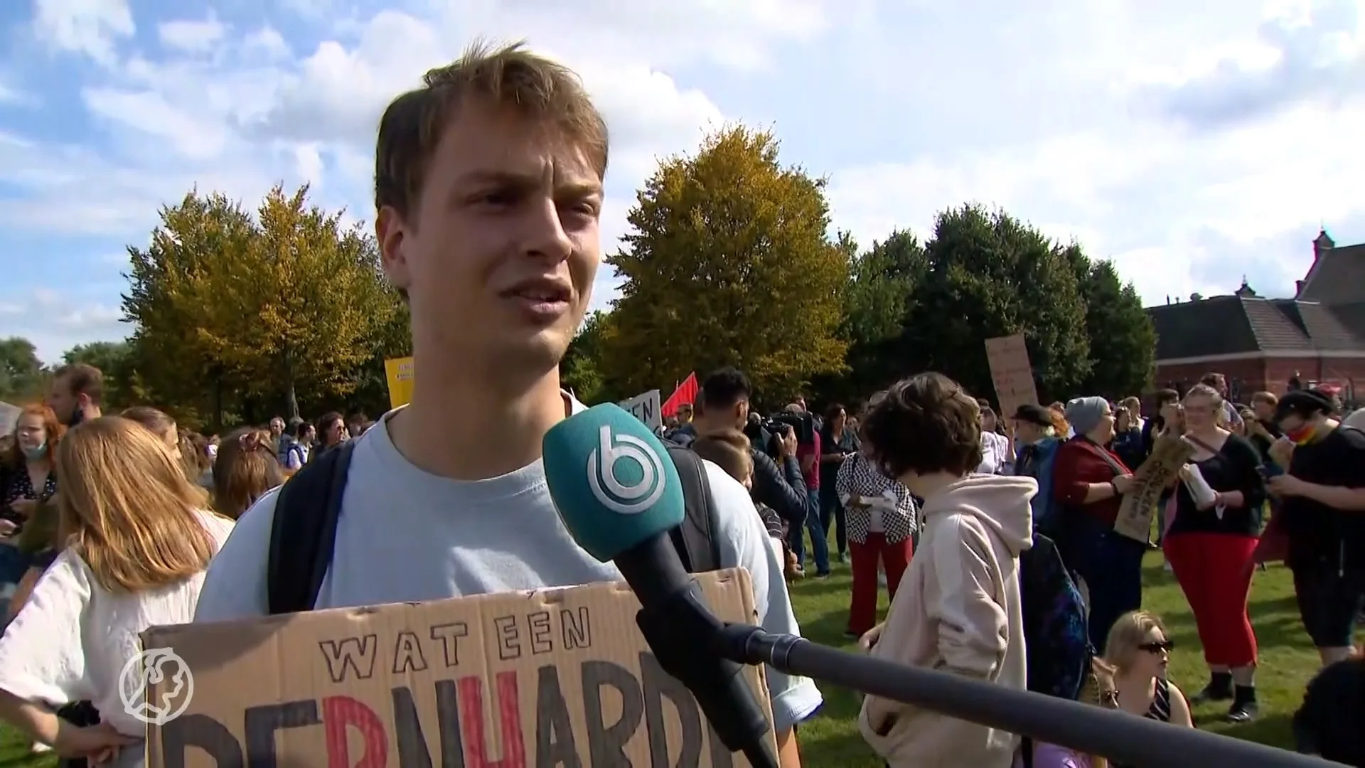 Betogers de straat op in Amsterdam voor 'woonprotest'