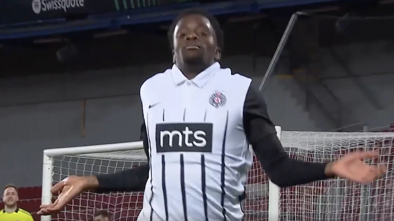 VIDEOGOAL: Sparta Praag - Partizan 0-1 (Menig)