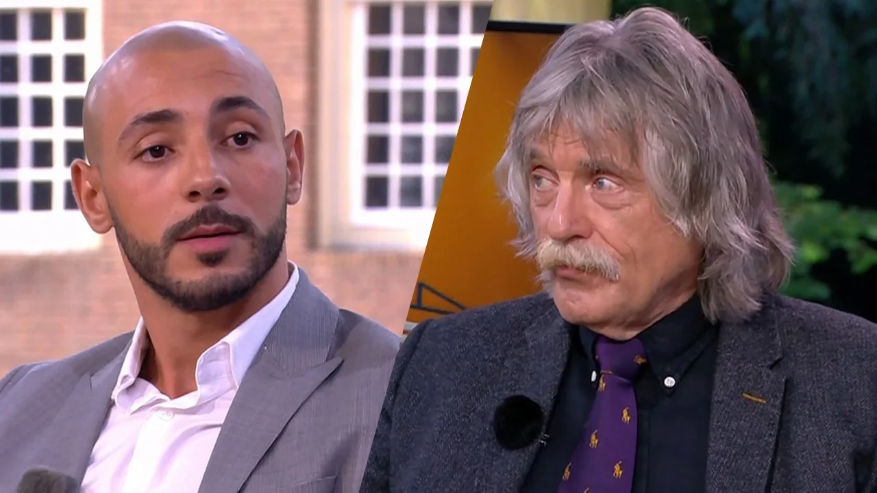 Johan en Amrabat lijnrecht tegenover elkaar in mensenrechtend...