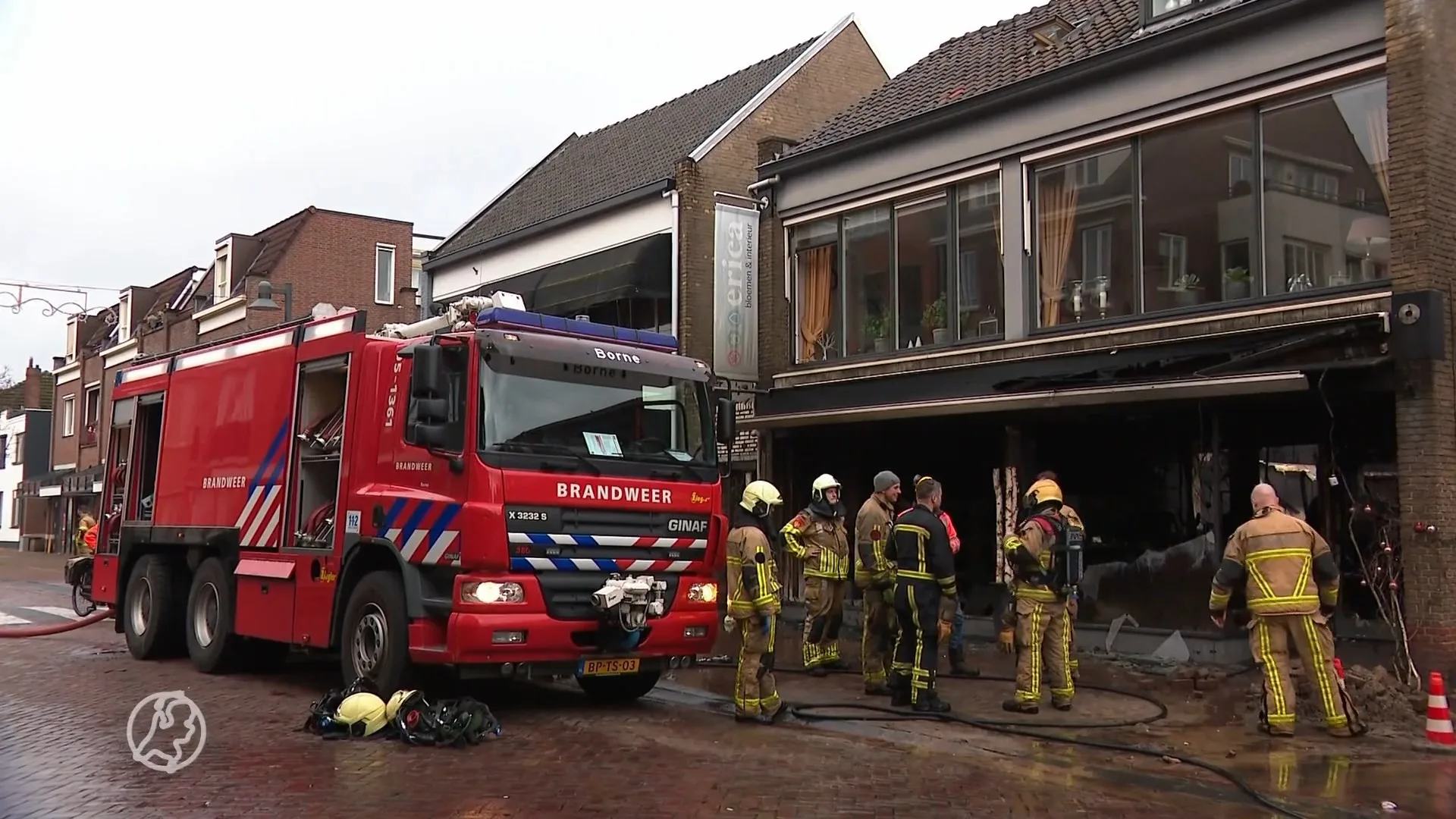 Brand in winkelpand in Overijsselse Borne onder controle