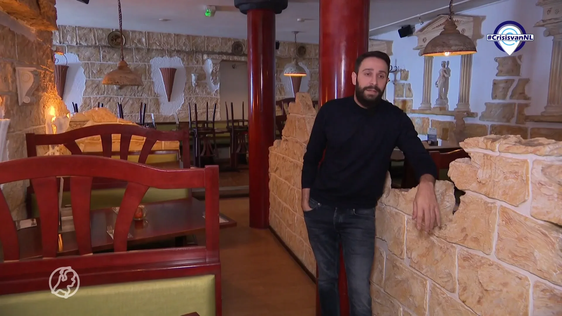 #CrisisvanNL | Eigenaar Athanasios ziet Grieks restaurant kopje onder gaan