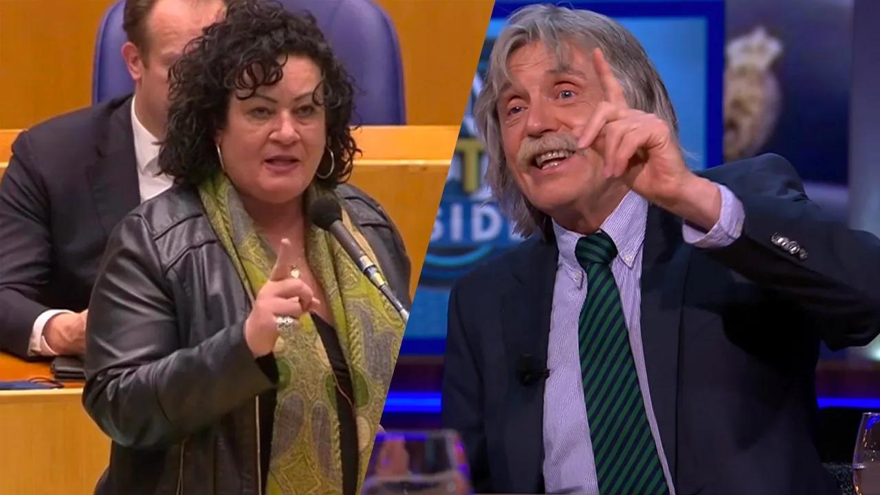 Johan corrigeert Caroline van der Plas van 'Triple B'