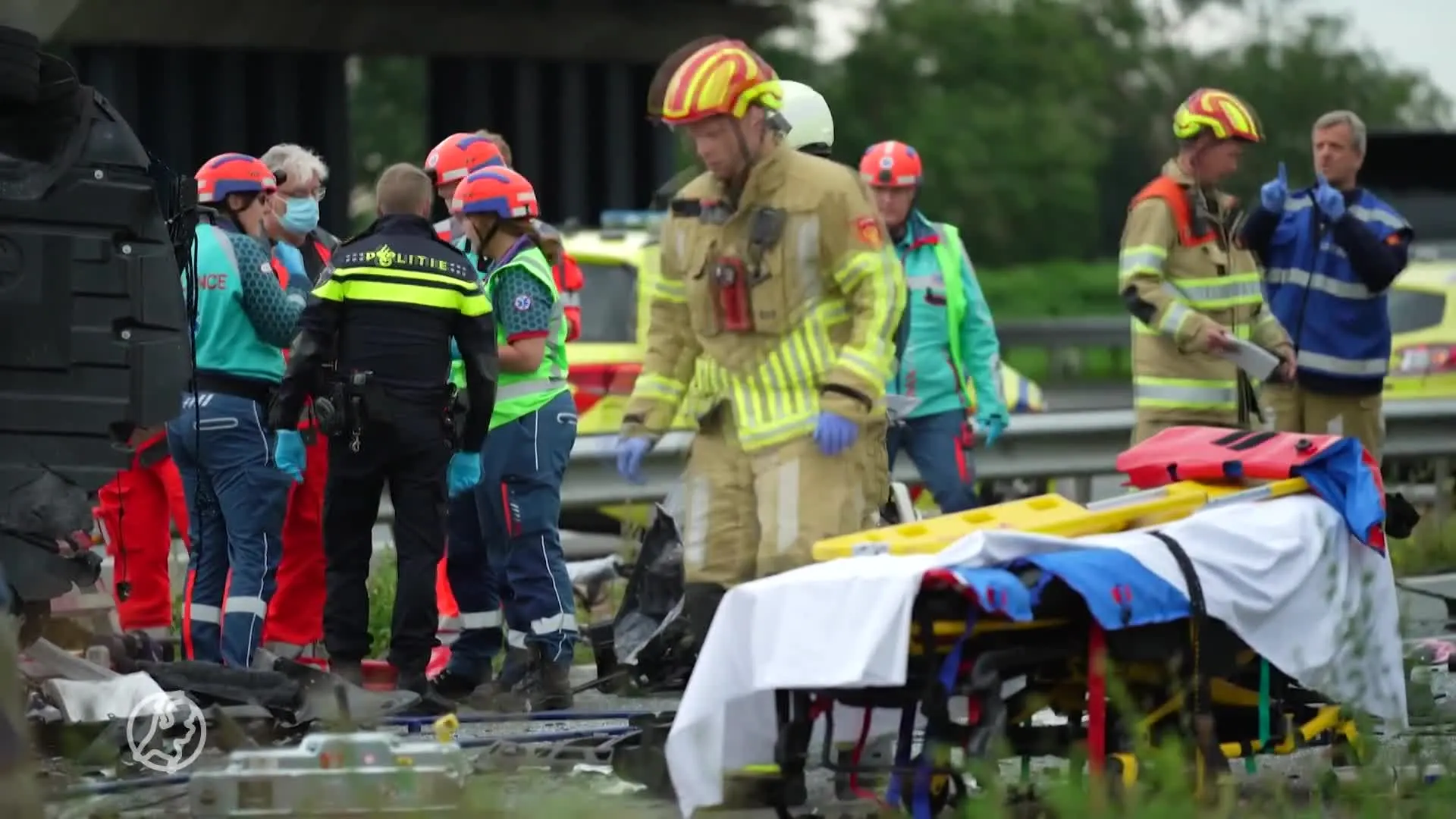 Gewonden bij frontale botsing N419 bij Harmelen