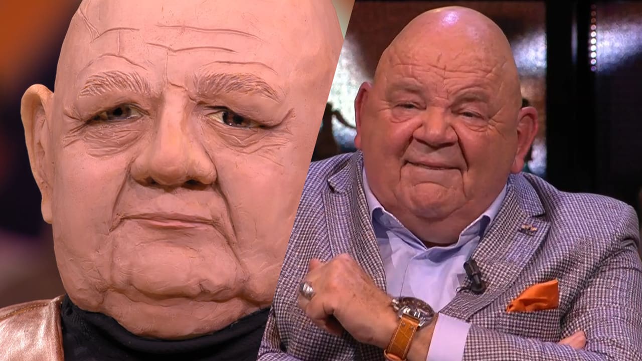 Pieter Cobelens kijkt verlekkerd naar grote taart: 'Eet je 'm in één keer op?'