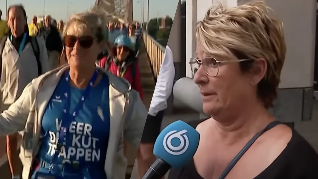 Rolling Stones-fan Cor loopt Vierdaagse in speciaal t-shirt: 'Weer die kuttrappen op!'