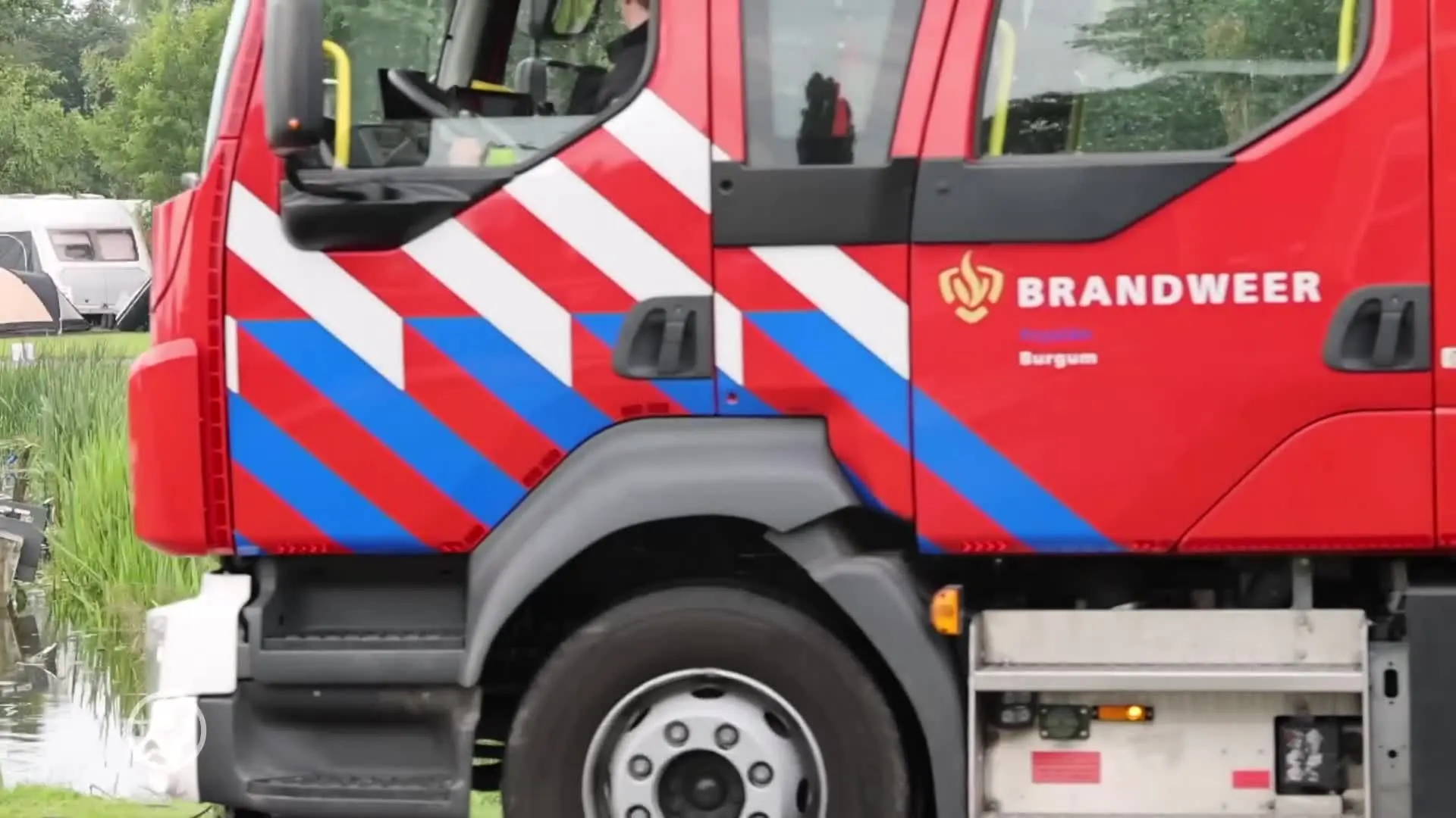 Natte voeten op camping in Friese Sumar