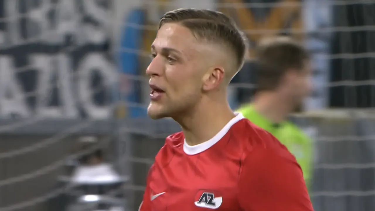 KANS: AZ vlak voor rust dichtbij voorsprong, maar Provedel brengt redding