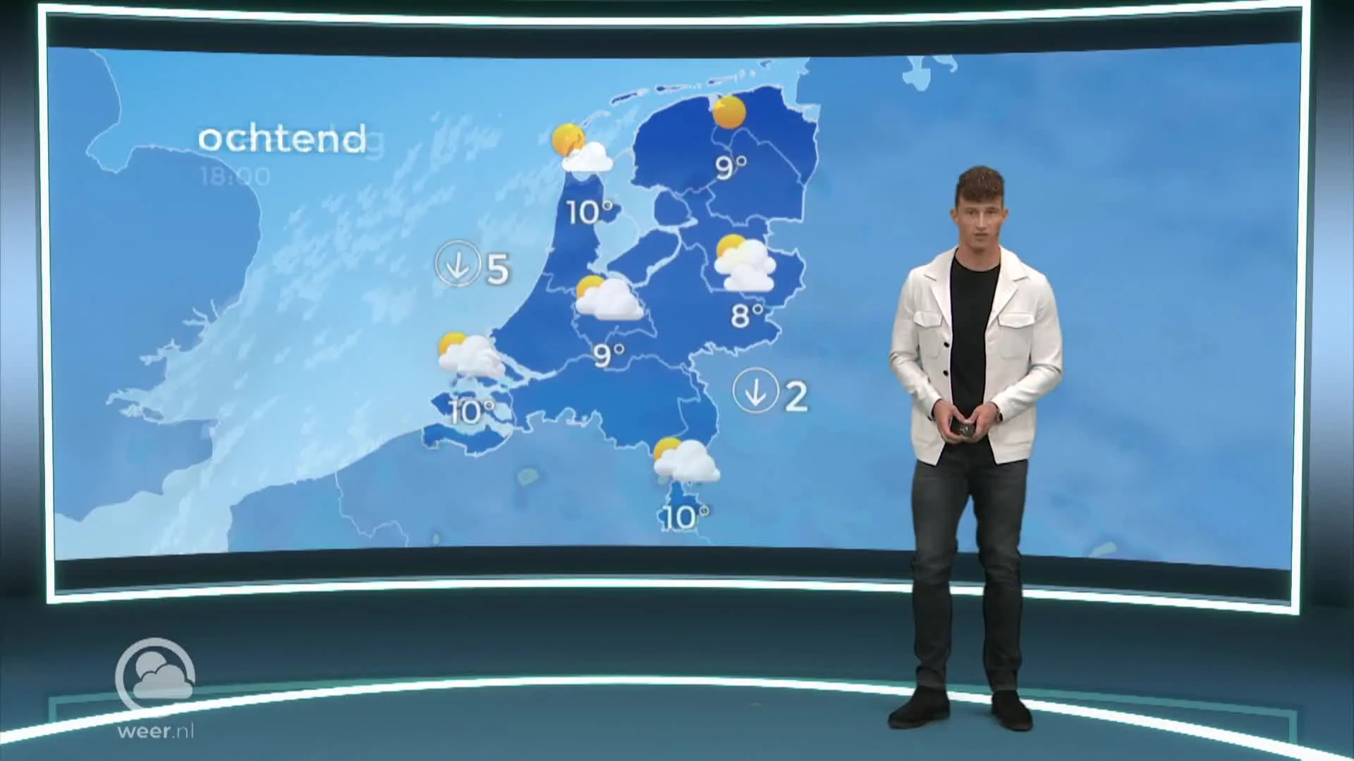 Weerbericht maandag 25 april 2022