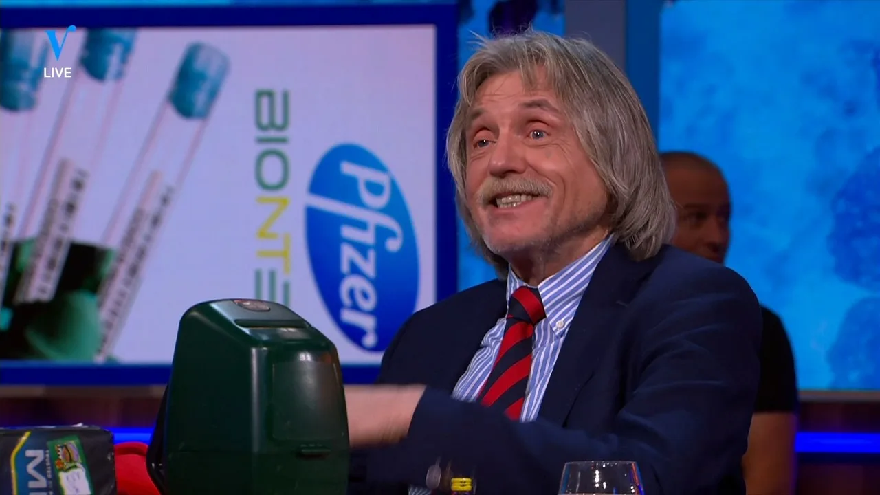 Johan wil vaccin nemen in nieuwjaarsshow: 'Dan ga ik hier op ...