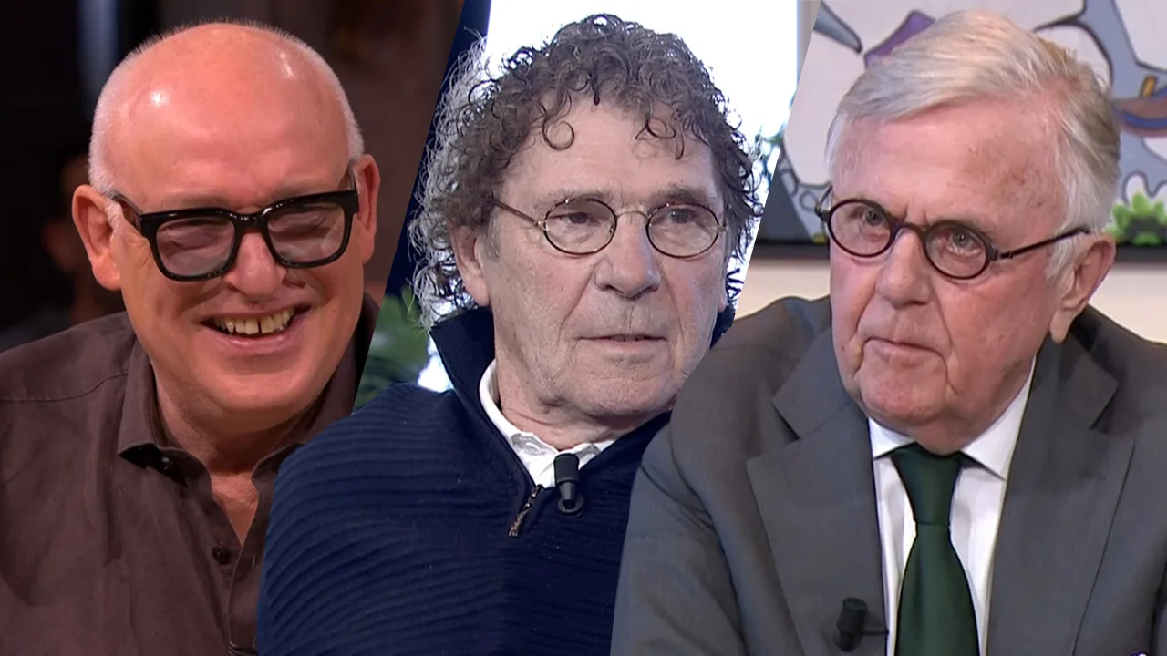 René ziet Harry Mens en Willem van Hanegem compleet langs elkaar heen praten