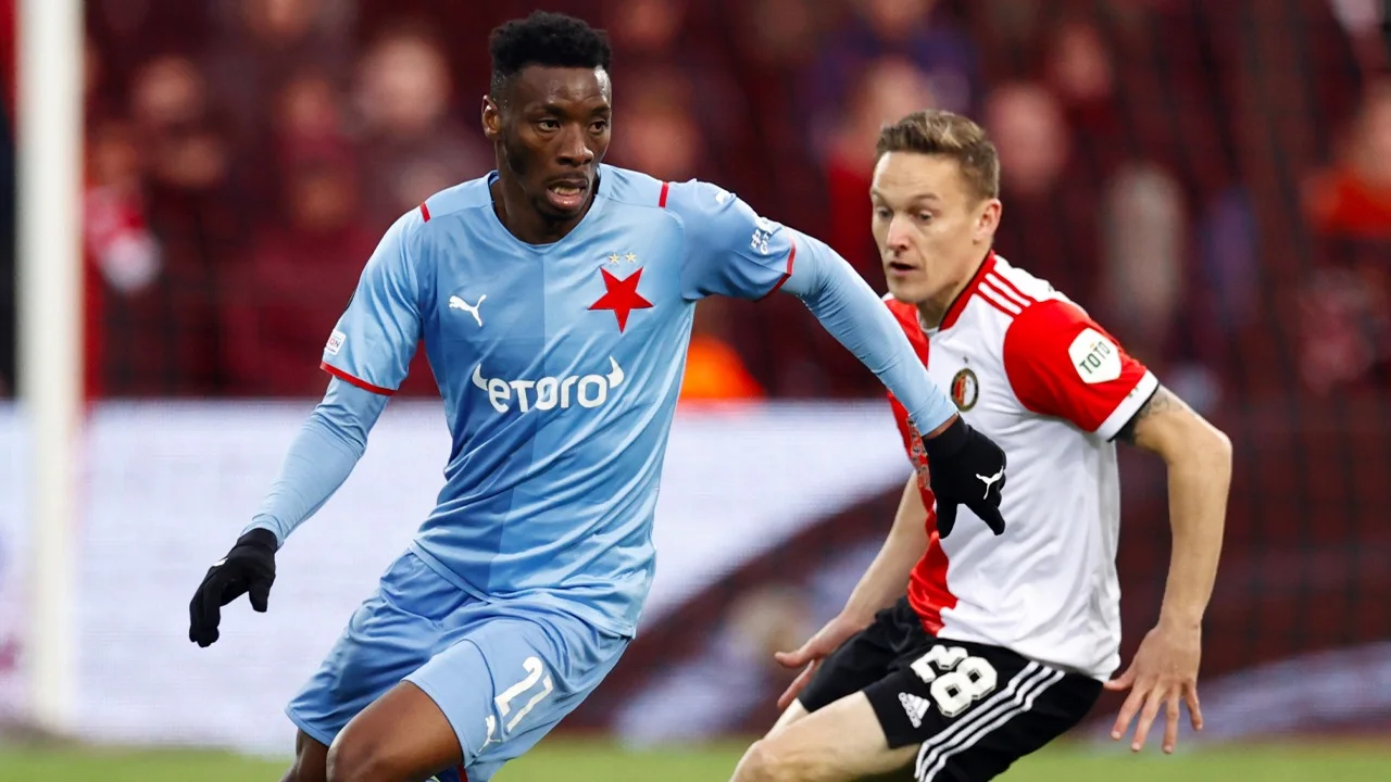 SAMENVATTING: Feyenoord - Slavia Praag (Kwartfinale Conference League)