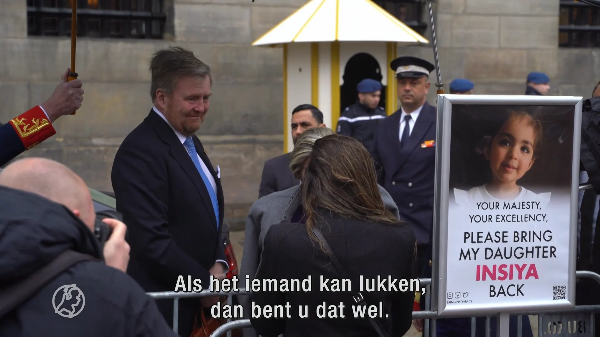 Moeder ontvoerde Insiya zoekt koningspaar op bij staatsbezoek