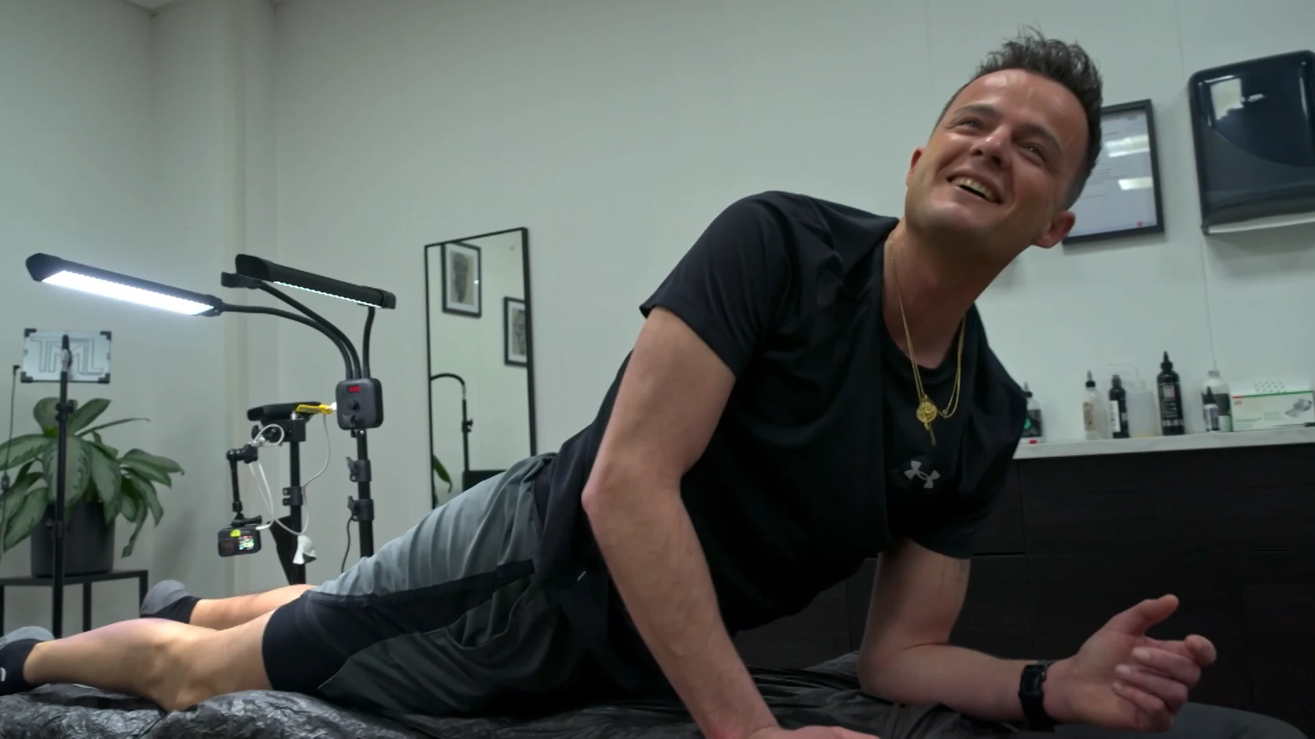 Mitchel op de PIJNBANK