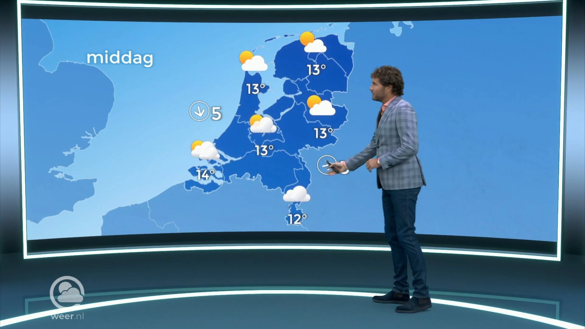Weerbericht dinsdag 12 oktober 2021